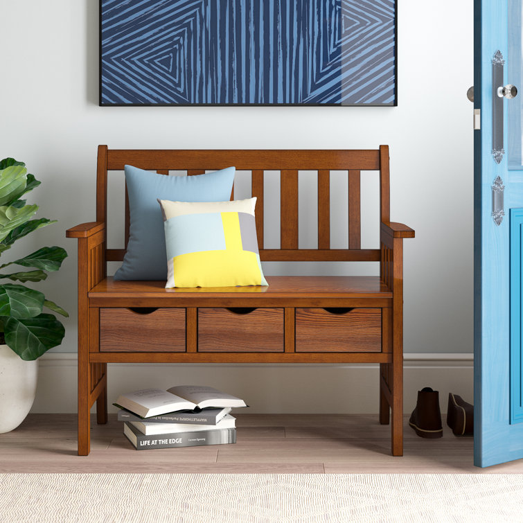 Hokku Designs Wood Drawer Storage Bench & Reviews Wayfair